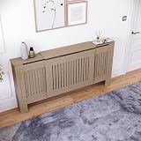 Vida Designs Chelsea Radiator Cover Unfinished Adjustable H82xW140-204xD20.5cm view 4