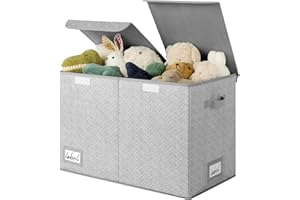 GRANNY SAYS Extra Large Storage Box with Lid, Pack of 1 Toy Box, Fabric Storage Chest, Toy Organizer and Storage Bins for Kid
