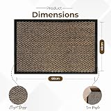 Abaseen Dirt Trapper Indoor Doormat Non-Slip Rubber Backing view 3