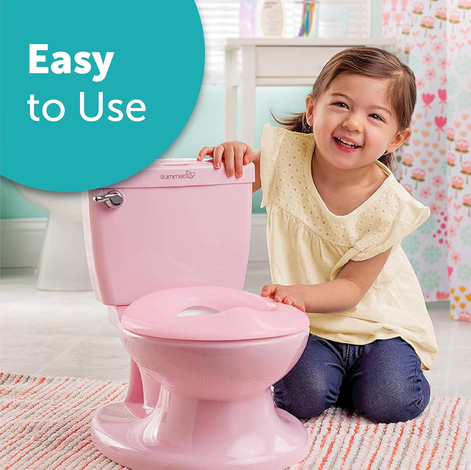 Summer Infant My Size Potty (Pink) Training Toilet for Toddler Girls
