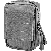 Barska Loaded Gear CX-800 MOLLE Accessory Pouch – Tactical Utility Bag for GPS, Ammo, First Aid, Phones & Outdoor Gear