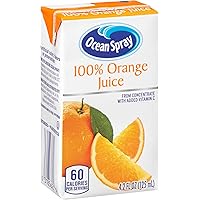 40 Pk Ocean Spray 4.2 Ounce 100% Orange Juice Box