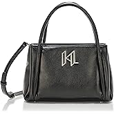 KARL LAGERFELD womens Nouvelle Satchel With Adjustable Strap