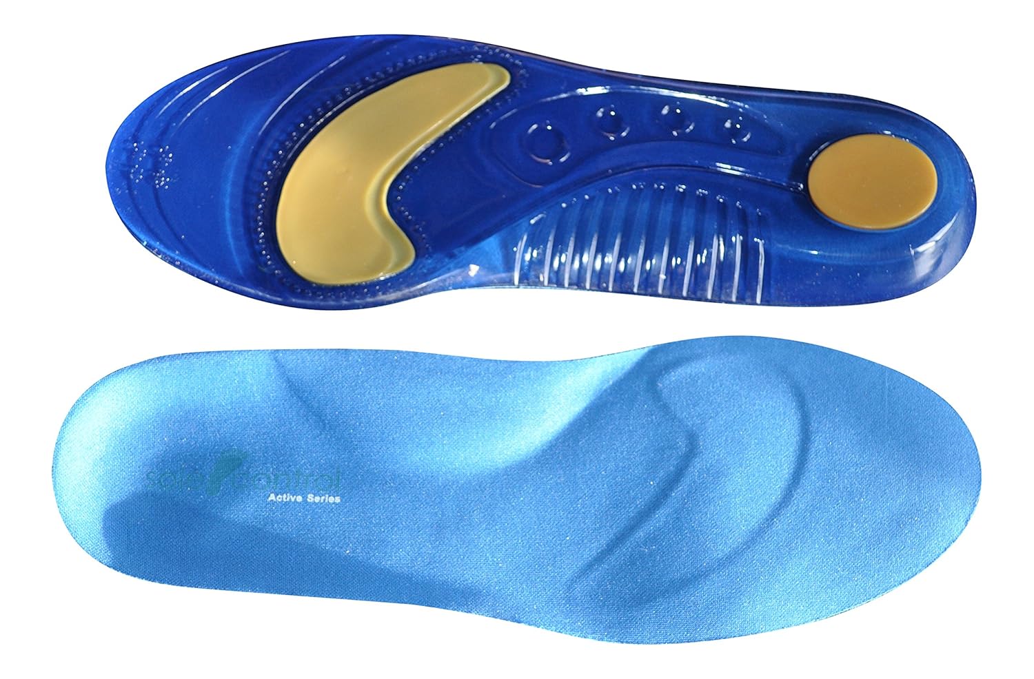 Sole Control Active Sports, Walking Orthotic Insoles with Shock