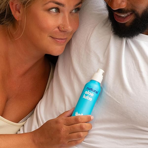 HELLO CAKE NATURAL LUBE – ALOE-BASED ORGANIC PERSONAL LUBRICANT – HYDRATING, HYPOALLERGENIC, PH-BALANCED, NON-STICKY, CONDOM COMPATIBLE, FOR MEN, WOMEN, & COUPLES, 3.3 FL OZ