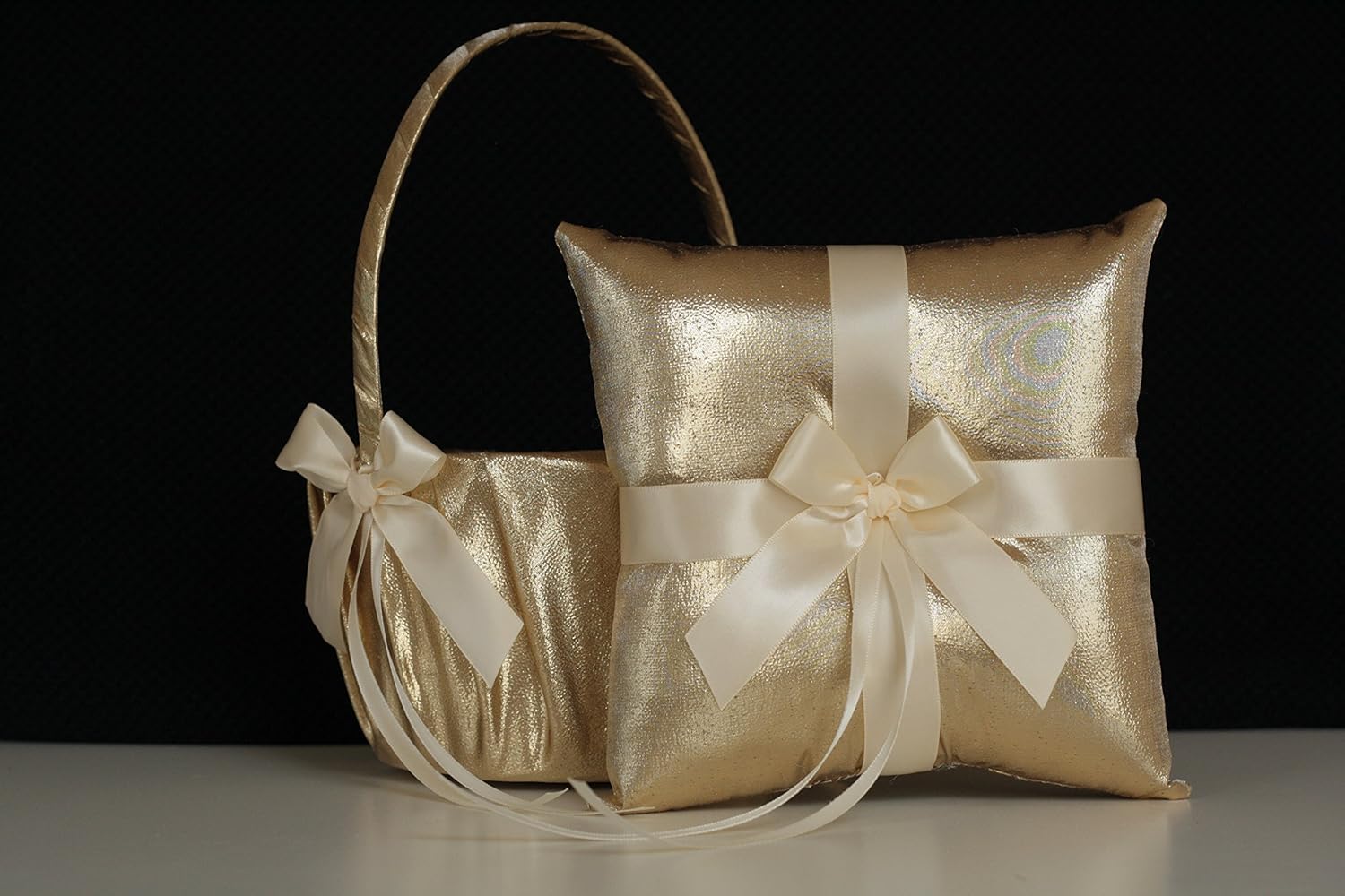 flower girl basket and ring pillow