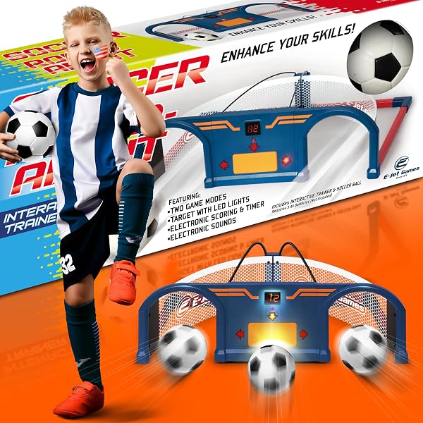 Juego De Fútbol Infantil Con Pelota, Diana Y 2 Estacas – Para Niños +3 Años En Interior Y Exterior