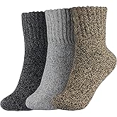 BenSorts Women's Winter Boots Socks Thick Warm Cozy Crew Socks Solid Color Gifts