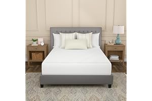 Sealy Complete Protection Waterproof Stain Protection Soft Comfort Top PerfectGrip Stretch Sidewalls Machine Washable Fitted Mattress Protector, Queen Size, White