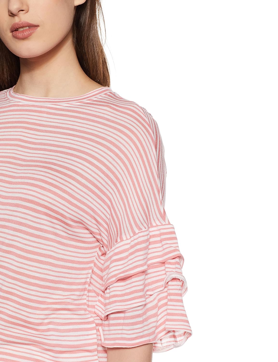 vero moda women's striped loose fit t-shirt