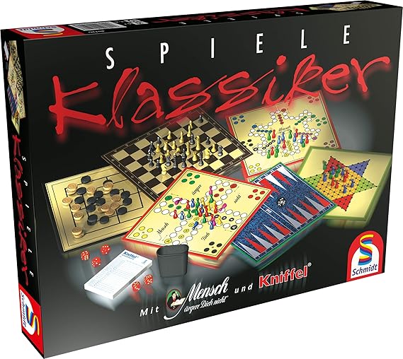 Schmidt Spiele 49120 49120-Klassiker Spielesammlung, bunt