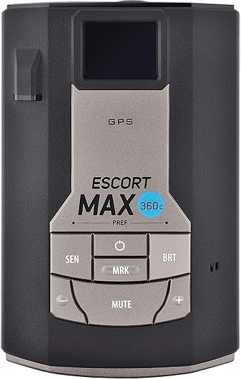Amazon Com Escort Max360c Laser Radar Detector Wifi And Bluetooth Enabled 360 Protection Extreme Long Range Voice Alerts Oled Display Live Black