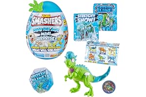 Smashers Dino Ice Age Pachyephalosaurus by ZURU Mini Surprise with Many Surprises! - Slime, Dinosaur Toy, Collectibles, Exclusive Dino, Smashable Egg, for Boys and Kids (Pachyephalosaurus)
