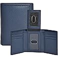 Real Leather Trifold Wallet for Men - RFID Wallets Slim 9 Credit Card Holder 2 ID Compartment Gift For Men