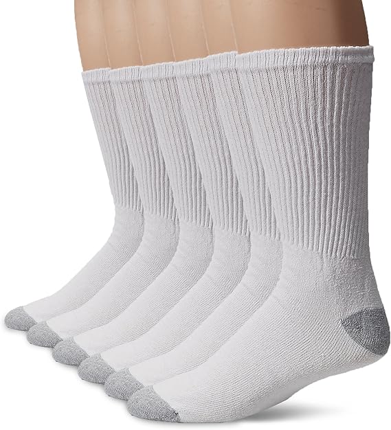 Gildan Men's Big and Tall Crew Socks, 10 Pairs at Amazon Men’s Clothing