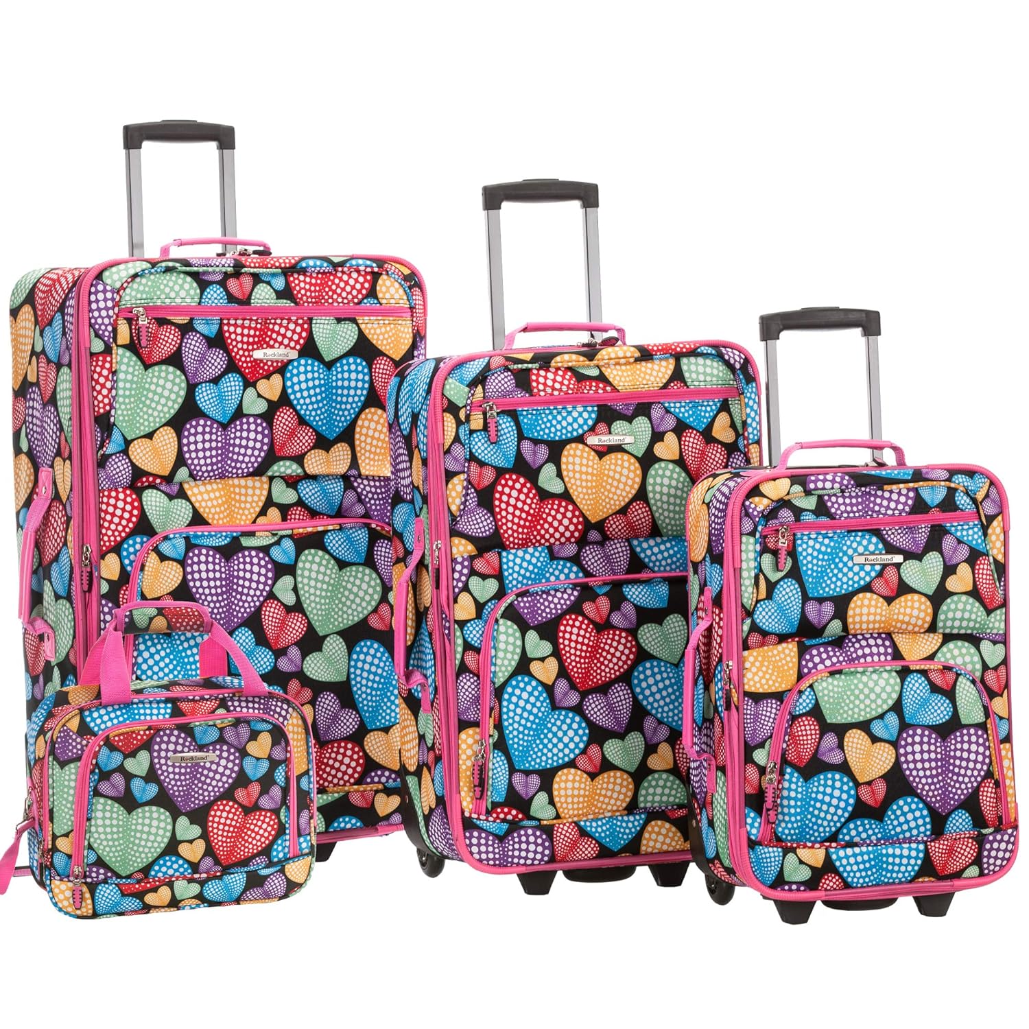 rockland 4 piece luggage set