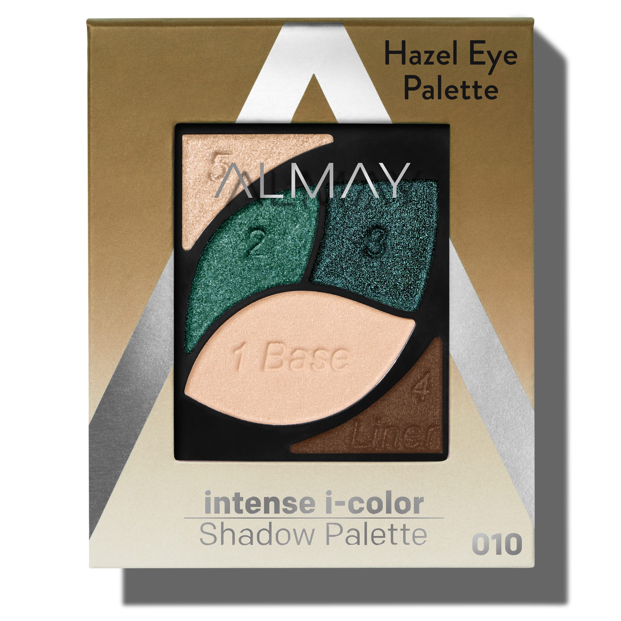 Photo 1 of Almay Eyeshadow Palette, Longlasting Eye Makeup, Primer Enriched with Antioxidant Vitamin E, Hypoallergenic, 030 Hazel Eyes, 0.1 Oz