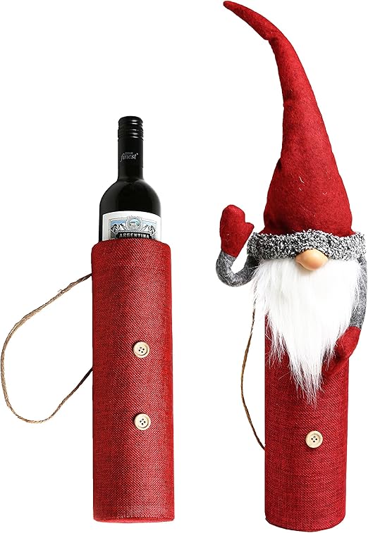 Amazon Com Handmade Swedish Tomte Wine Tube Christmas Santa