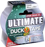 Duck Tape Ultimate Cloth Tape Clear 50mm x 20m High Strength Waterproof