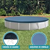 Intex 28030 Framepool Cover 305 cm Round Pool Cover 10' 25 cm Overhang view 5