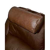 BOWERBIRD Genuine Leather Recliner Head Pillow-Head and Neck Pillow-Headrest Cushion for Neck Pain Relief and Cervical Support