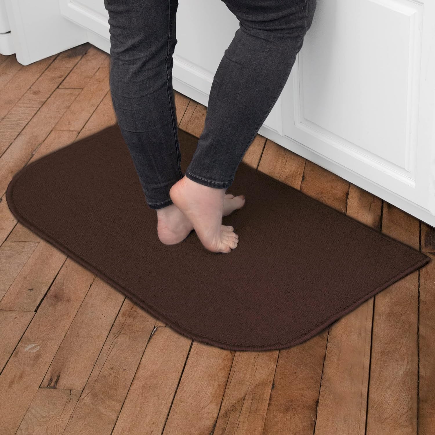 Rugs, Pads & Protectors - Washable Stain Resistant Kitchen Rugs with Latex Backing, Kitchen Mats for Floor, 18