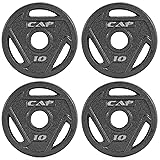 CAP Barbell 2-Inch Olympic Grip Weight Plate, 10