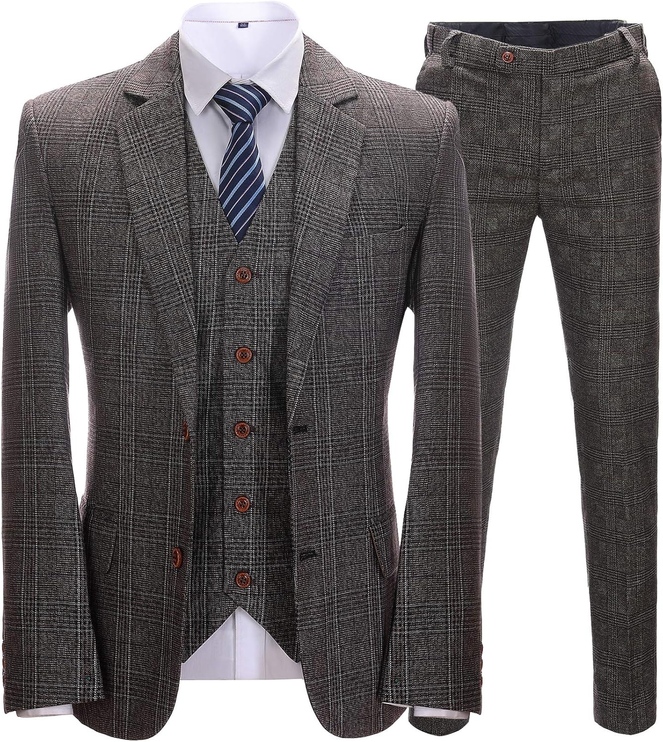 El Gran Gatsby Traje Formal Para Hombre, Cuello En V, Lana, Piga, Tweed,  Chaleco Informal, Chaleco Formal De Negocios, Padrino De Boda Para Boda,  Verde/negro/marrón - AliExprs Peaky Blinders, image size:1340x1500