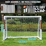 Northern Stone Ultimate All Weather uPVC Football Goal 6ft x 4ft 70mm Posts view 3