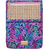 Lilly Pulitzer 14 Inch Laptop Case, Leatherette Computer Case with Pocket for Accessories, Padded Laptop Sleeve for 14" Computers and Tablets, Calypso Coast