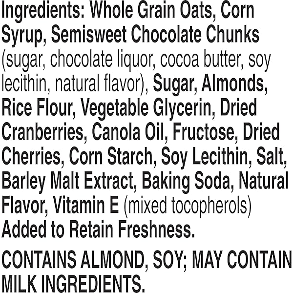 NATURE VALLEY GRANOLA BARS, CHEWY TRAIL MIX, DARK CHOCOLATE CHERRY 7.4 OZ (6 BARS)