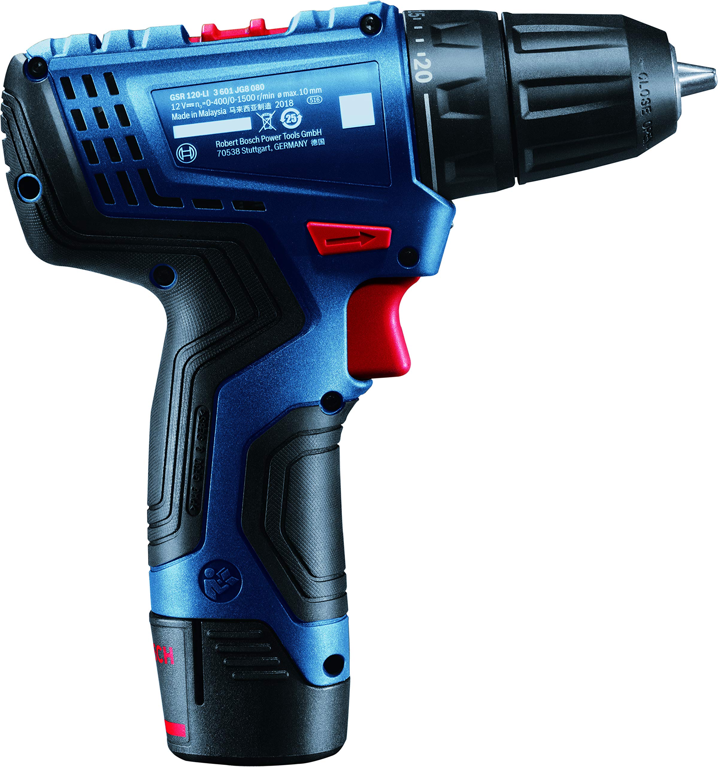 Bosch Gsr120 Li Cordless Drill Driver 12v Double Battery Buy
