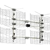 High Gain Bowtie Indoor/Outdoor HDTV Antenna - 60 Mile Range