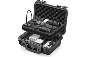 STARTRC PHOTO OSMO Pocket 4 Hard Case, Double-layer Waterproof Hard Case for DJI Pocket 4 Creator Combo Accessories, Multifun