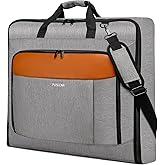 Garment Bag Travel Suit Bag Large 40-Inch Carry on Bag Up to 3 Suits,2 in 1 Hanging Luggage Bags, Fits 15.6Inch Laptop