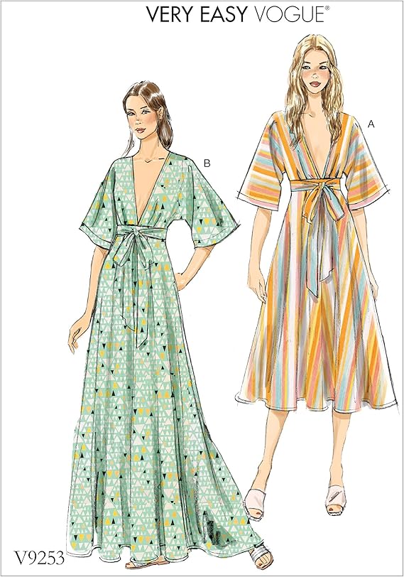 Vogue Patterns 9253 Y,Misses Dress,Sizes XSMMED, Tissue, MultiColour, 15 x 0.5 x 22 cm Amazon