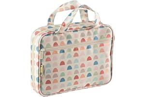 DiverseBee Bible Cover with Handles, Zippered Bible Carrying Case for Women and Girls, Bible Tote Bag for Kids, Book Cover Accessories, Christian Gifts 7.5 x 10 x 2.5in (Blossom)