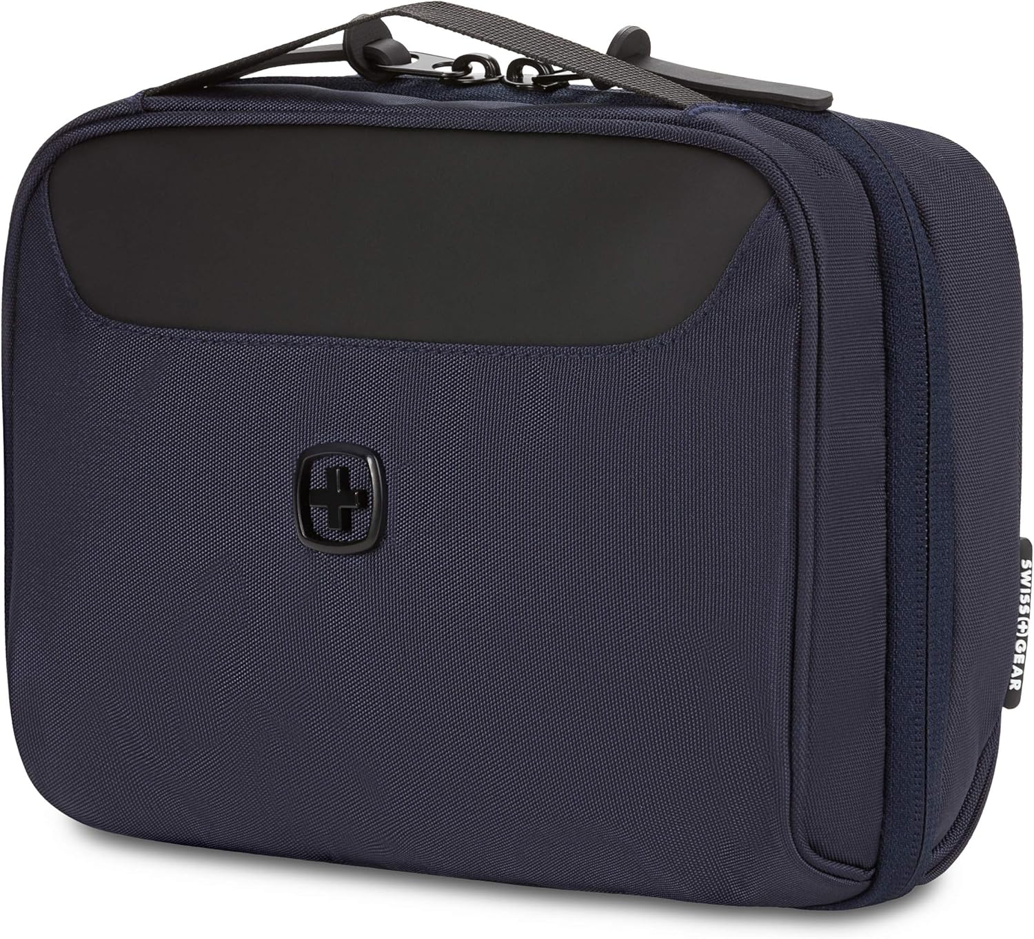 SWISSGEAR Toiletry Bag and Cord Organizer | Travel Tech Wire Case | Water Resistant | Zipper Closure – Navy