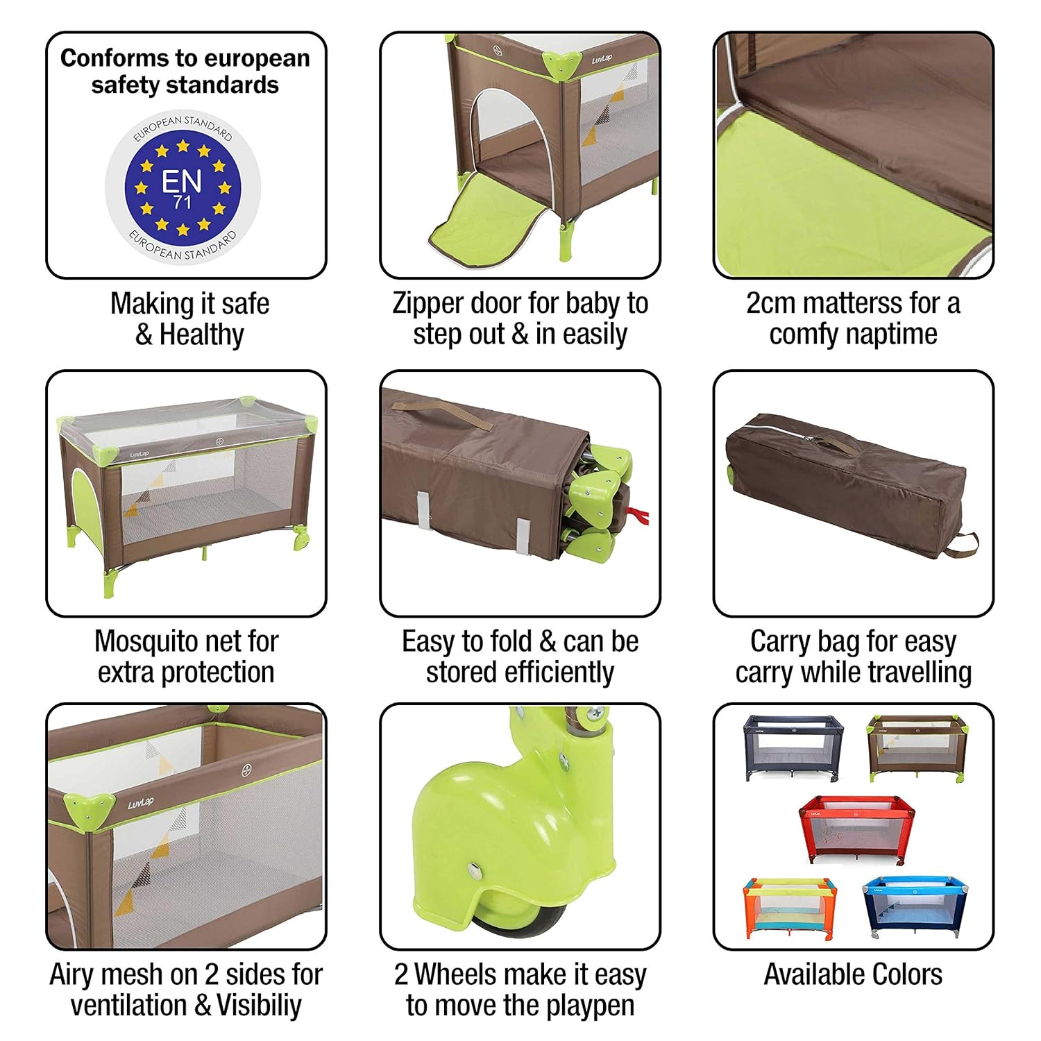 luvlap sunshine baby playpen