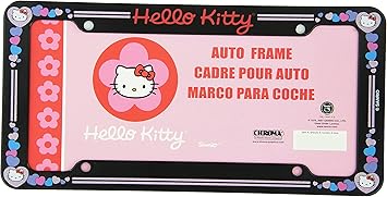 hello kitty license plate holder
