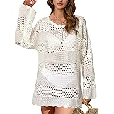 Buauty Womens Swimsuit Coverup Crochet Swim Cover Ups Bikini Bathing Suits Swimwear 2026 Summer Beach Dress Vacation Outfits