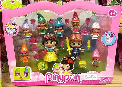 Amazon.com: Blancanieves princesa y los siete enanitos blanca Nieves Príncipe y las siete enanas por Pinypon: Toys \u0026 Games