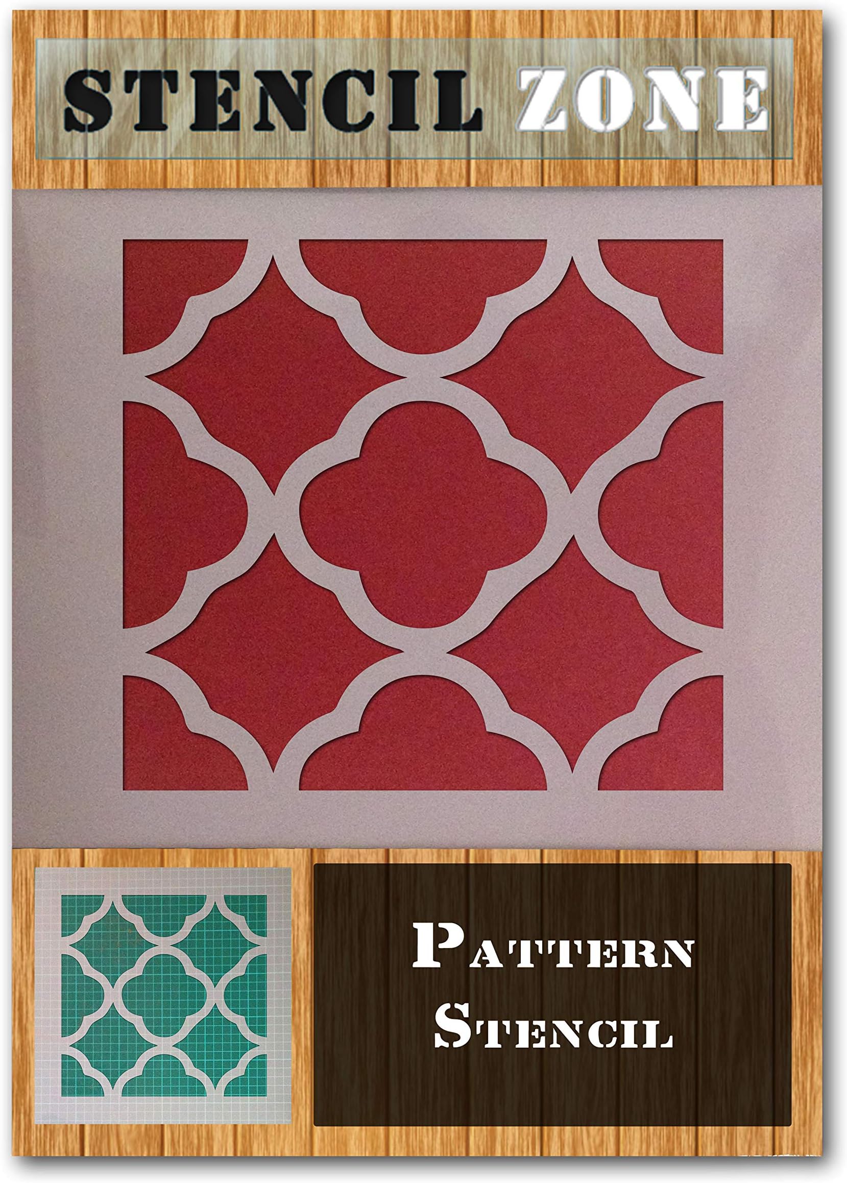 Pattern Design Furniture Mylar Airbrush Painting Wall Art Crafts Stencil Three-XS