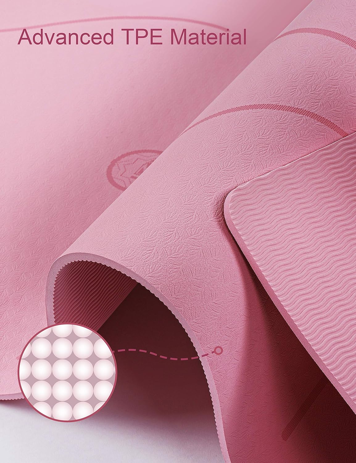 tobelife 1/4-Inch Thick Yoga Mat - Eco Friendly TPE with Carrying Strap, Non Slip Yoga Mat, 72x24 Inches for Pilates Fitness Floor Exercise Workouts Mat : Sports & Outdoors