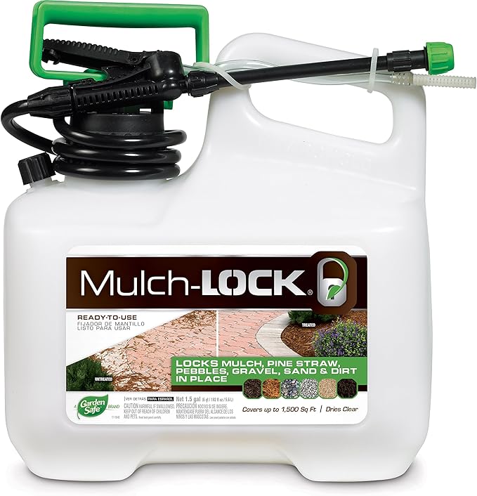 Mulch Lock HG16000, ReadytoUse, 1.5Gallon Lawn & Garden