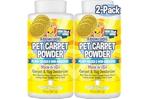 Bodhi Dog Natural Dog Odor Carpet Powder | Dry Pet Smell Eliminator | Remove Urine Smells | Plant Based and Biodegradable Roo