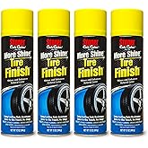 Stoner Car Care 91094-4PK More Shine Tire Finish – Tire Shine Spray for a Deep Matte Black Finish with Long-Lasting Rain-Resistant Protection, Non-Greasy No Sling – 12 oz (Pack of 4)