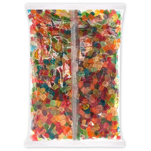 ALBANESE WORLD’S BEST 12 FLAVOR GUMMI BEAR CUBS, 5LBS OF CANDY
