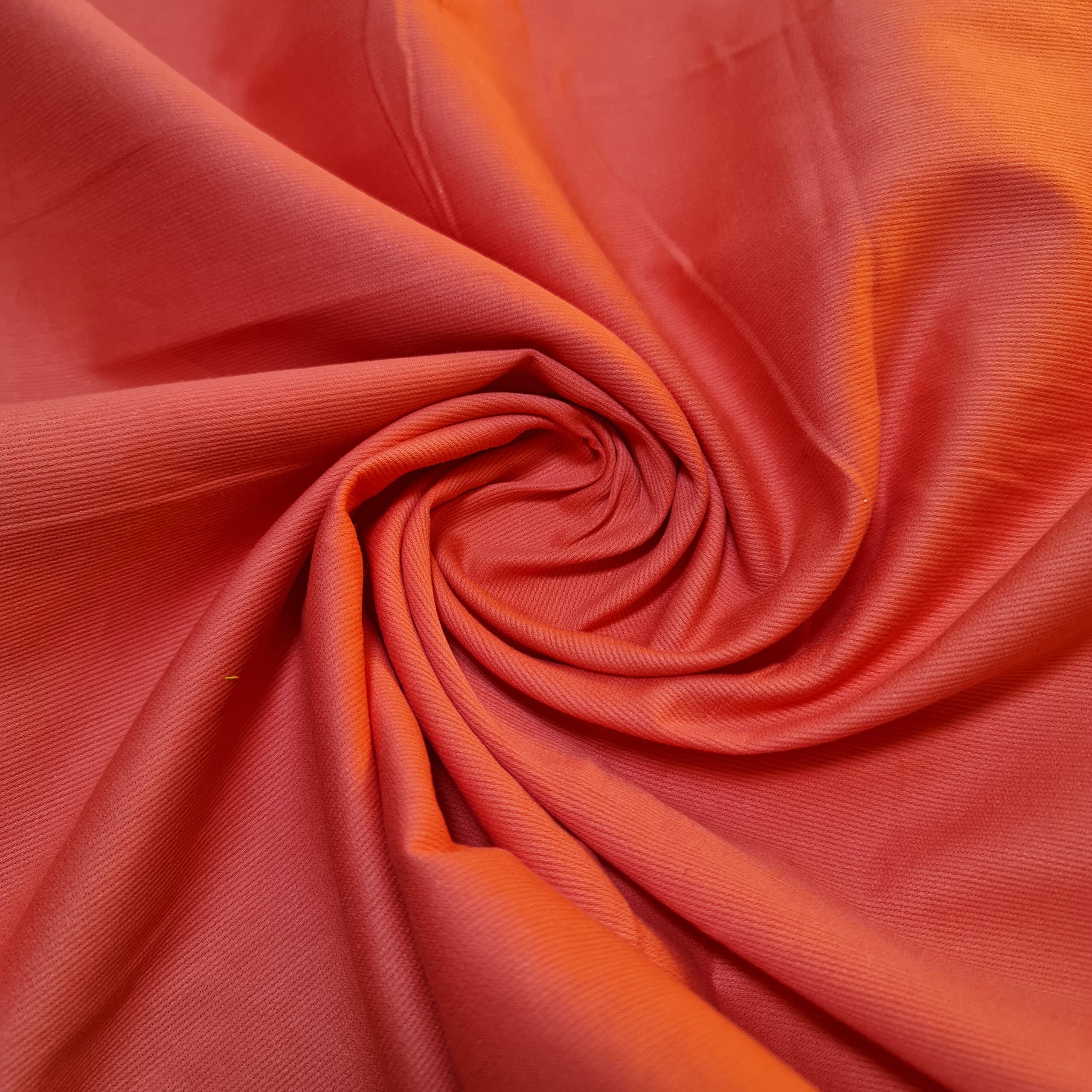 Plain 21 Wale Cotton Cord Fabric Soft Needlecord Shirt Craft Dress Material 58" (1 Meter, Coral Pink)