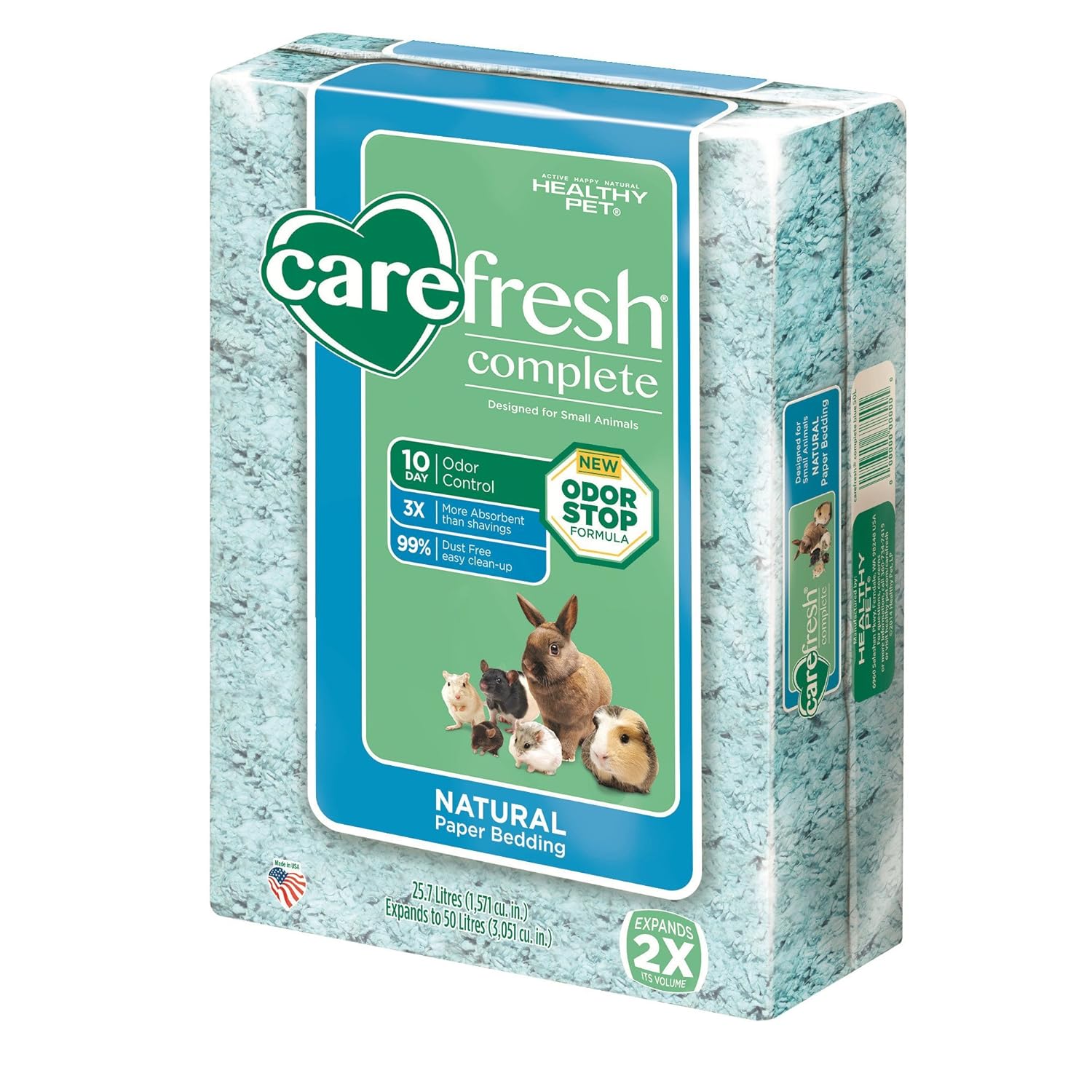 carefresh Complete Natural Paper Bedding, 50 L, Blue, New, Free